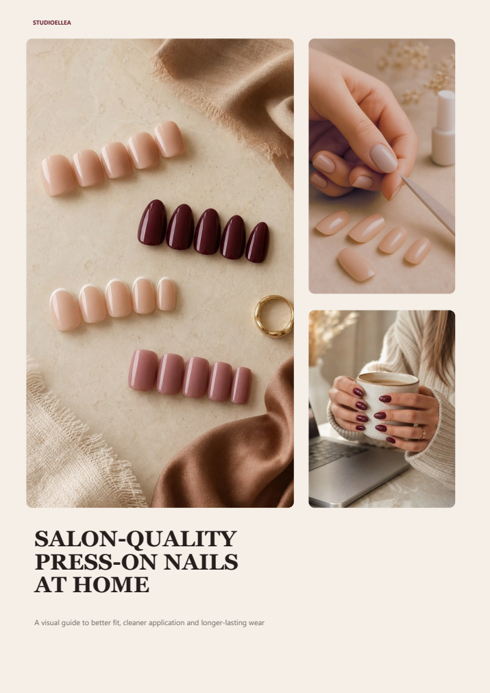 Salon-Quality Press-On Nails at Home